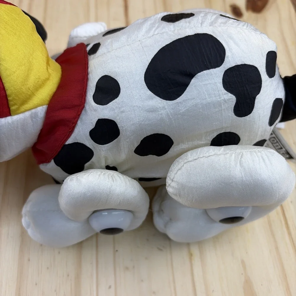 Vintage 1996 Hasbro Playskool Tonka Soft Walking Pet Dalmatian Dog Stripped Gear